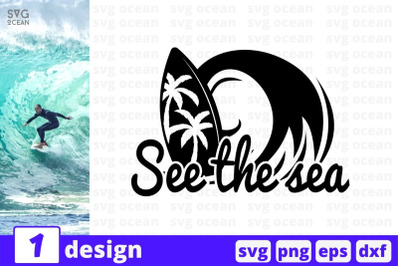 See the sea SVG Cut File