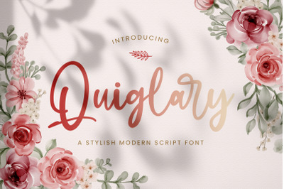 Quiglary - Handwritten Font