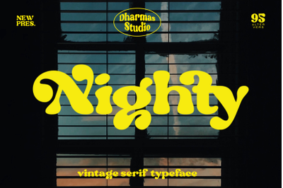 Nighty - Vintage Serif Typeface