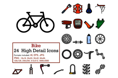 Bike Icon Set