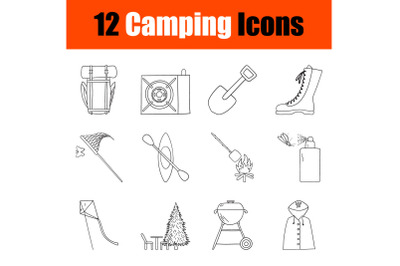 Camping Icon Set