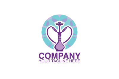 Shisha Hookah Logo Template