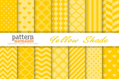 Yellow Shade Digital Paper - T0821