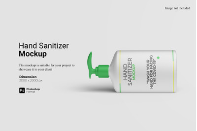 Hand Sanitizer Mockup