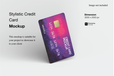 Stylistic Credit Card Mockup