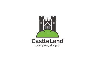Castle Land Logo Template
