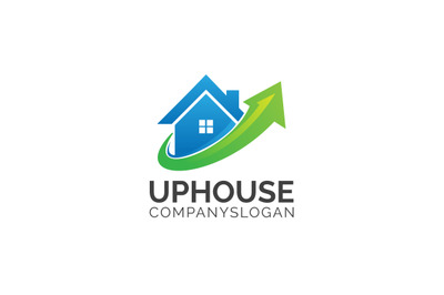 House Up Logo Template
