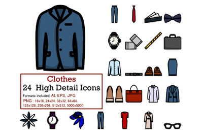 Clothes Icon Set