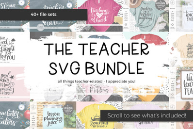 The Teacher SVG Bundle
