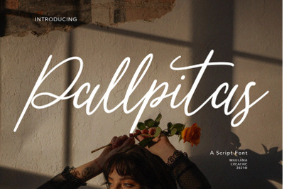 Pallpitas Slanted Script Font