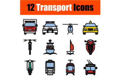 Transport Icon Set