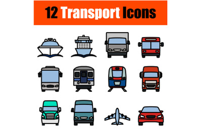 Transport Icon Set