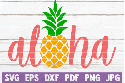 Aloha SVG Cut File