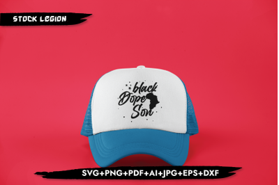 Black Dope Son SVG