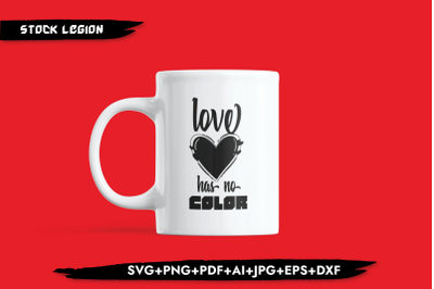 Love Has No Color SVG