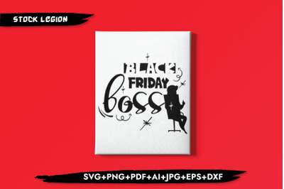 Black Friday Boss SVG