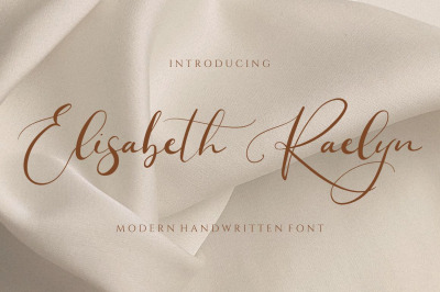 Elisabeth Raelyn - Wedding Calligraphy