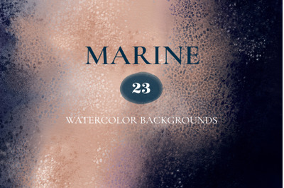 Marine watercolor backgrounds