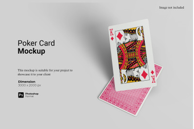 Poker Card Mockup