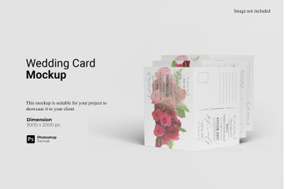 Wedding Card Mockup