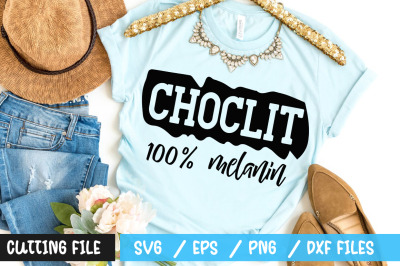 Choclit 100% melanin svg