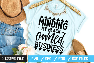 MInding my black owned business svg