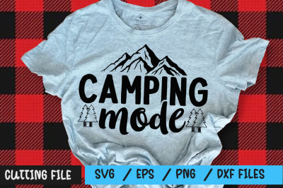 Camping mode svg