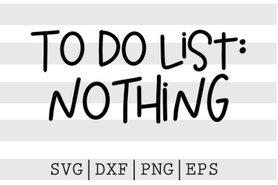 To do list Nothing SVG