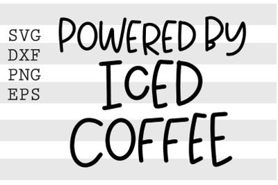 Powered by iced coffee SVG