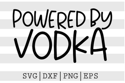 Powered by vodka SVG