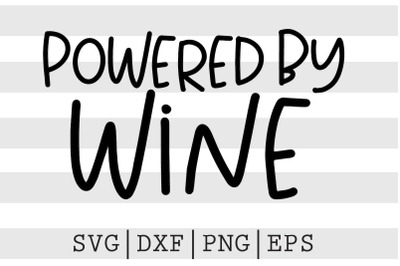 Powered by wine SVG