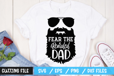 Fear the bearded dad svg