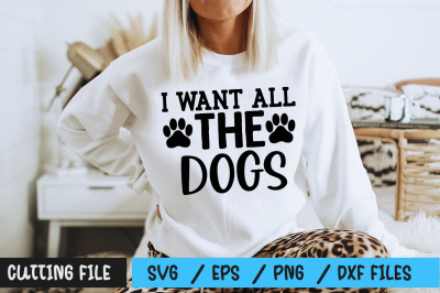 I want all the dogs svg