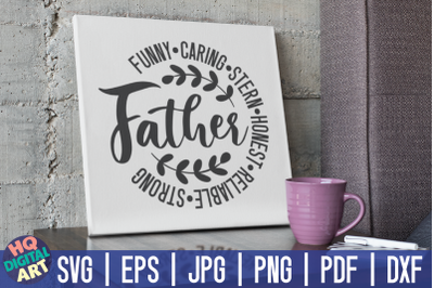 Father wall art SVG | Father&#039;s Day quote