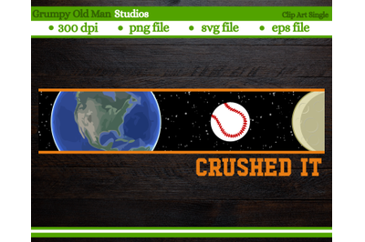 baseball in the solar system | crushed it