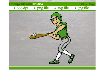 young baseball slugger | baseball batter