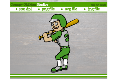 young baseball slugger | baseball batter