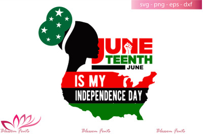 Juneteenth is my independence day svg, juneteenth shirt