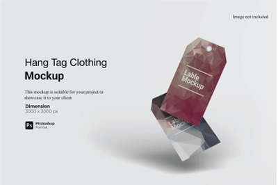 Hang Tag Clothing Mockup