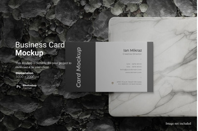 Realistic Business Card Mockup