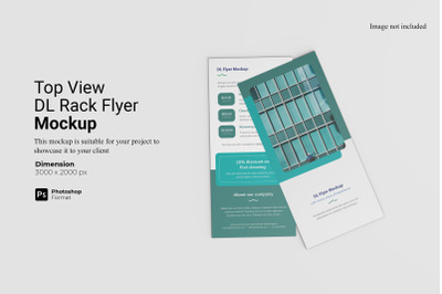 Top View DL Flyer Mockup