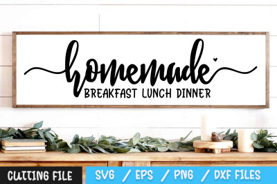 Homemade Breakfast Lunch Dinner  svg