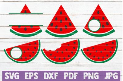 Watermelon SVG Monograms