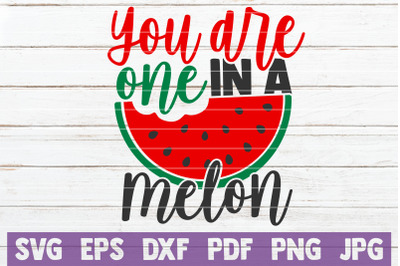 You Are One In A Melon SVG Cut File