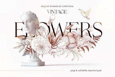 Vintage Flowers Collection