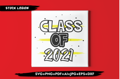 Class Of 2021 Yellow SVG