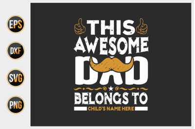 Father day t shirts design