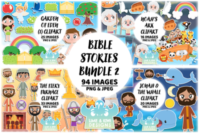 Bible Stories Clipart Bundle 2 - Lime and Kiwi Designs