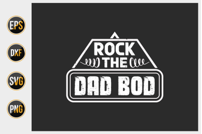dad typographic slogan design vector.