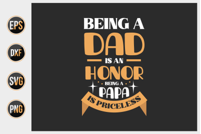 Father t shirts design Vector graphic